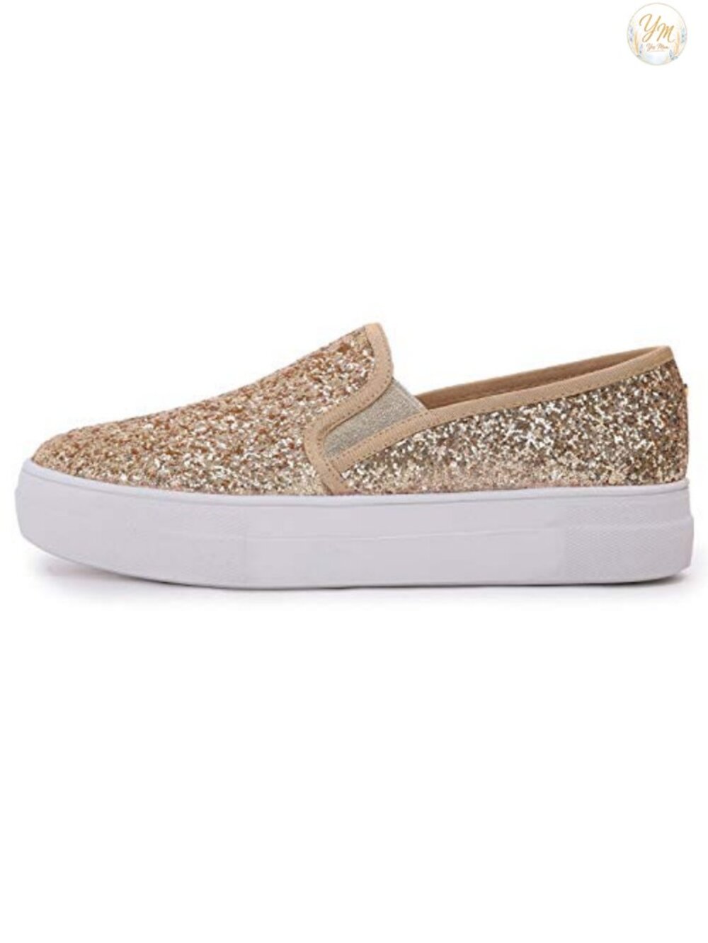 Women's Platform Slip On Sneaker Casual Loafers Non-Slip Lightweight